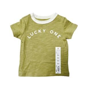 NWT Little Co Lucky One Ringer Tee Size 3m